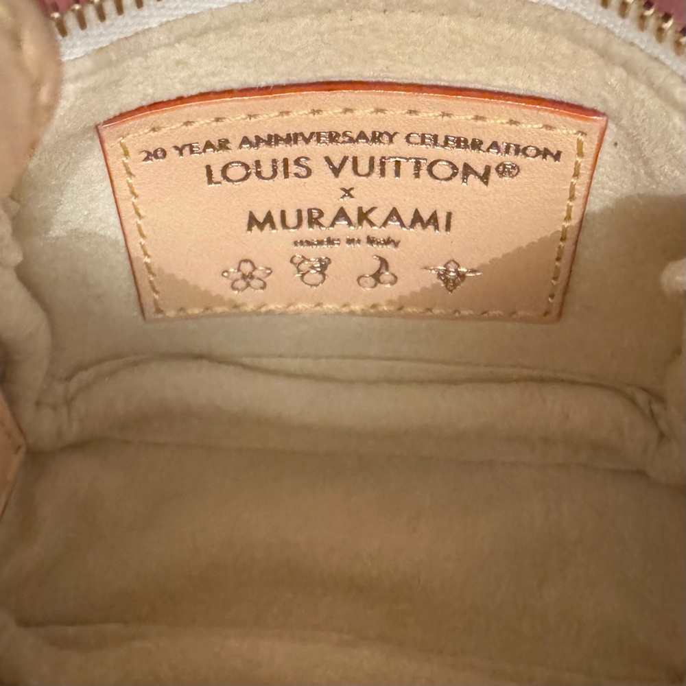 🆕💗LOUIS VUITTON x MURAKAMI MICRO POCHETTE White Multicolor Monogram GHW • NWTB - Picture 8 of 10